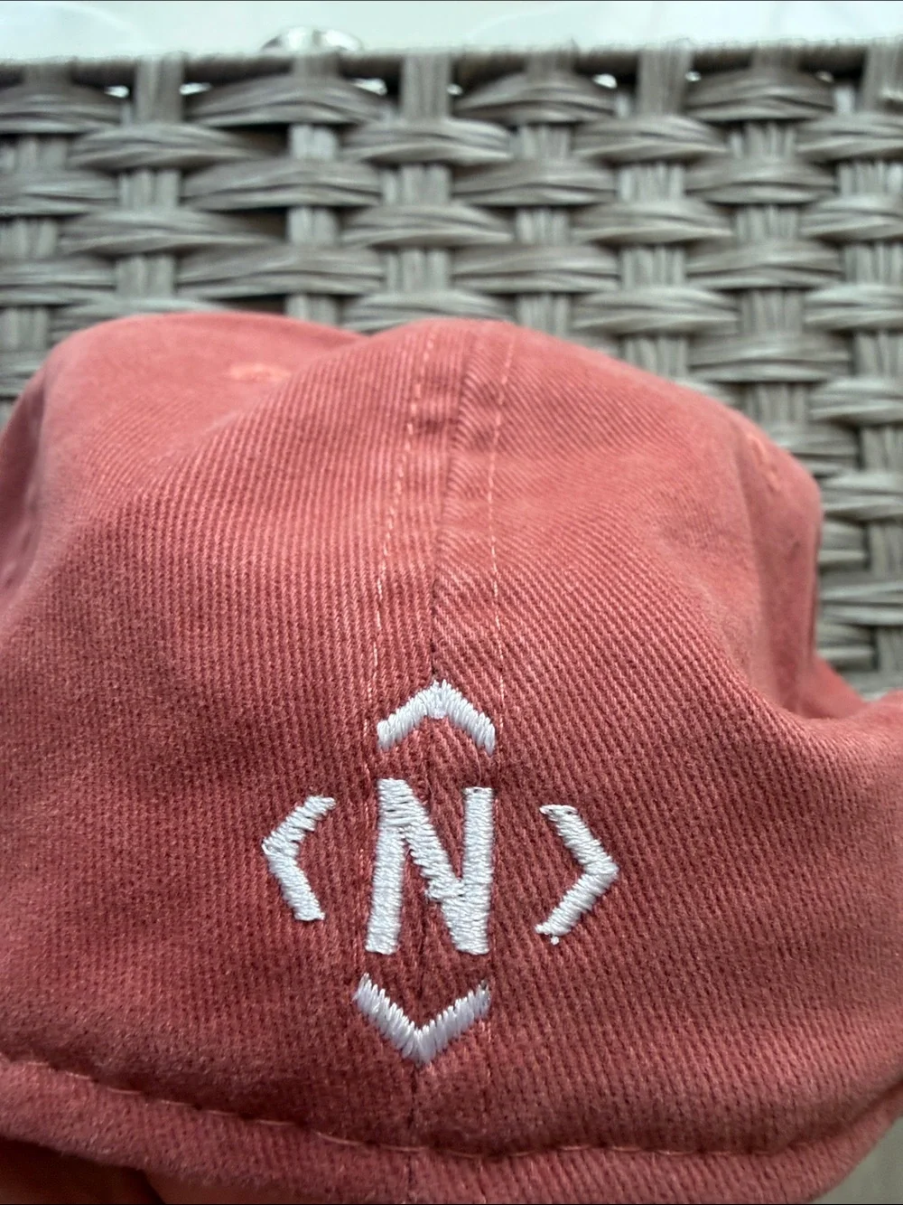 Kids Dusty Rose Star Emblem Baseball Cap